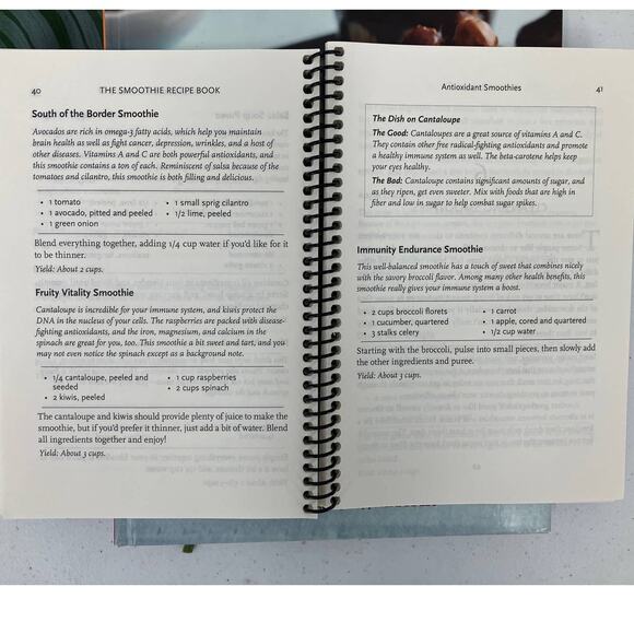The Smoothie Recipe Book Sweet & Easy Vegan Cookbook Kitchen Cooking Hardcover - Picture 4 of 9